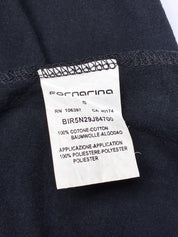 Fornarina 2000s Black Beaded Open Back Tank - XS/S