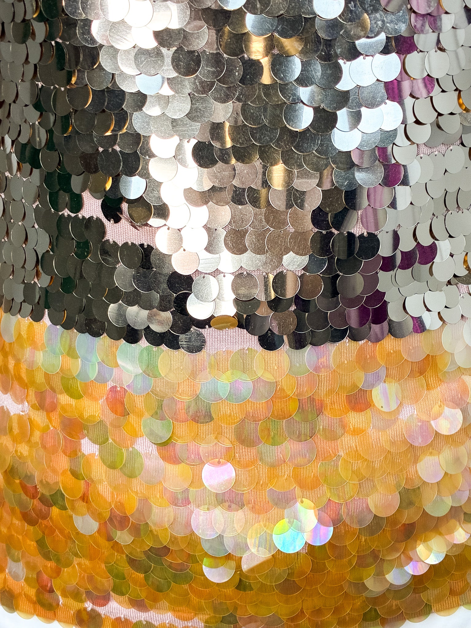 Sinéquanone 2000s Ombré Paillette Sequin Tank - XS/S