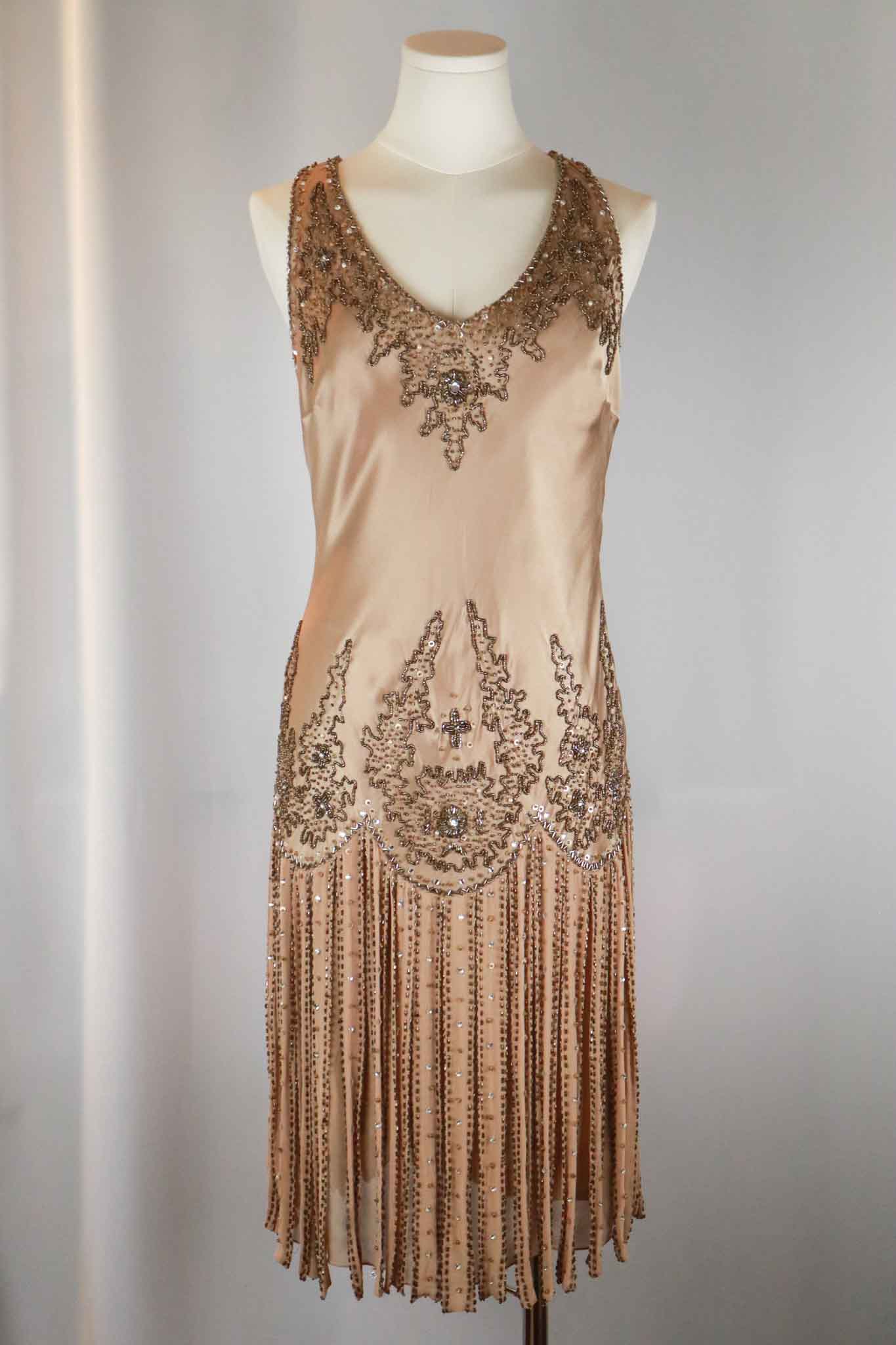Versace Jeans Couture Embellished Silk Column Dress - M