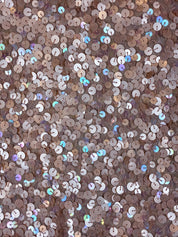 Sete di Jaipur 2000s Nude Sequin Tank Dress