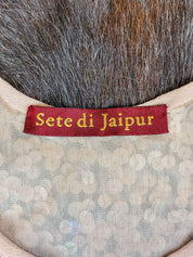 Sete di Jaipur 2000s Nude Sequin Tank Dress