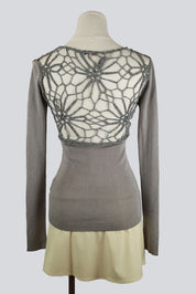 Gianfranco Ferré Silver Knit Top – S-M
