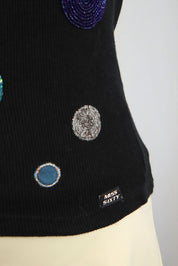 Miss Sixty Sequin Circle Tank Top – S