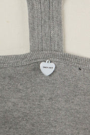 Twin Set Grey Mirrored Tank Top – M