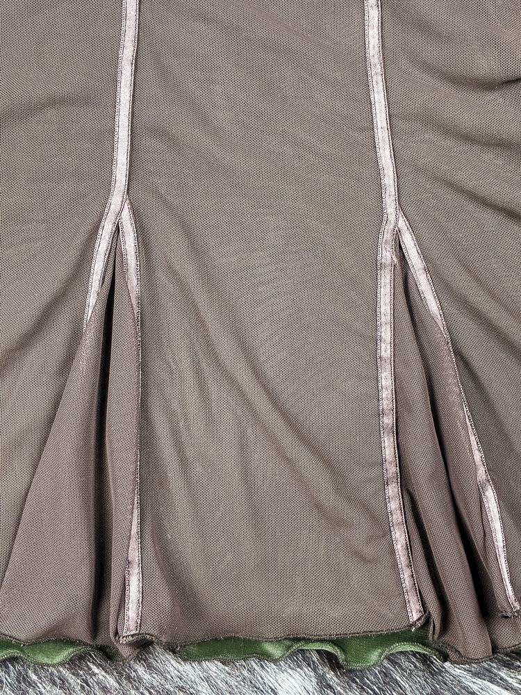 Cristinaeffe Brown Dress Sequin Flowers