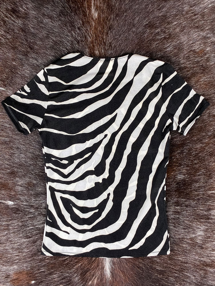 Dolce & Gabbana Intimo Zebra Stretch Tee