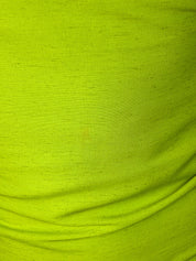Versace Jeans Couture 2000s Neon Green Medusa Strap Cami Top - S