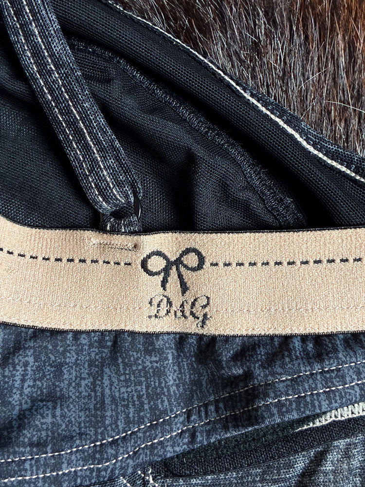 D&G 2000s Denim Bustier Slip Top