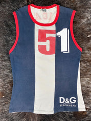 D&G 2000s Chicago "51" Tank Top