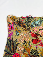 Etro 2000s Tropical Print Silk Midi Skirt - S/M