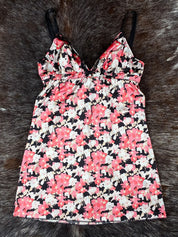 Dolce & Gabbana 2000s Pink Floral Slip Dress