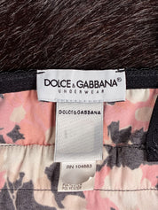 Dolce & Gabbana 2000s Pink Floral Slip Dress