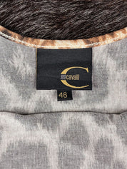 Just Cavalli 2000s Leopard Print Long Tank Dress