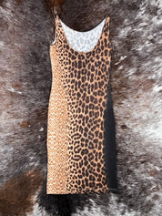 Just Cavalli 2000s Leopard Print Long Tank Dress