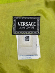 Versace Jeans Couture 2000s Neon Green Medusa Strap Cami Top - S