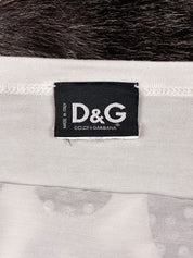 D&G 2000s “Dreams & Glamour” White Tube Top