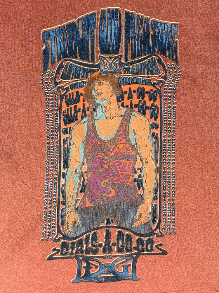 D&G 2000s “Girls A Go Go” Graphic Tee