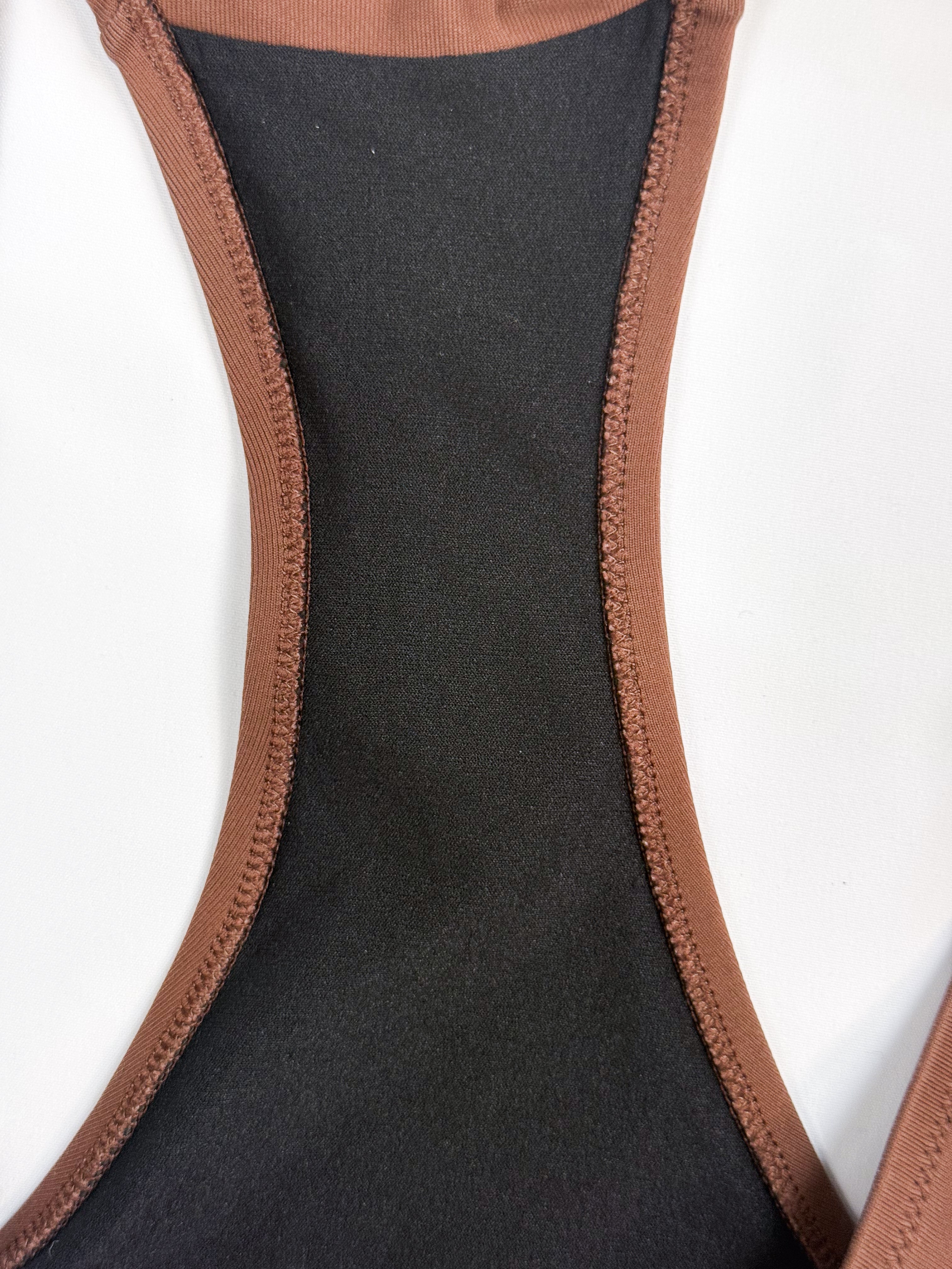 Pin-Up Stars 2000s Brown Rhinestone Starfish Bikini - S/M