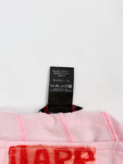 Custo Barcelona 2000s Pink Patchwork Crop Top - S
