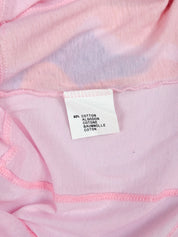 Custo Barcelona 2000s Pink Patchwork Crop Top - S