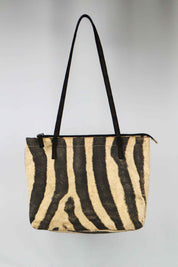 Roberto Cavalli Faded Zebra Print Bag