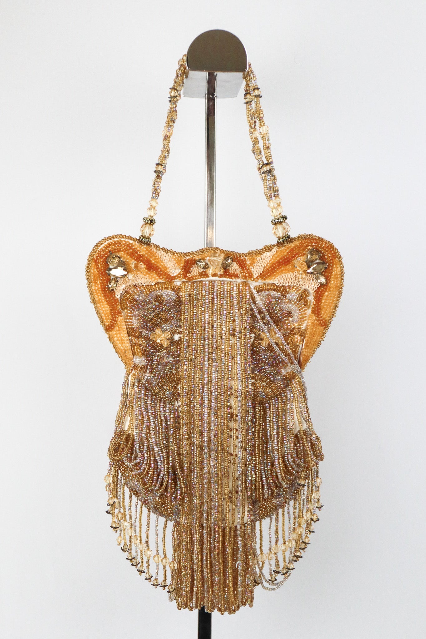 90s Gai Mattiolo Beaded Sequin Mini Bag