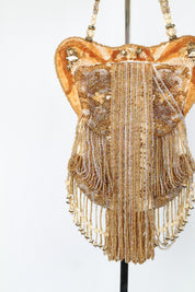 90s Gai Mattiolo Beaded Sequin Mini Bag