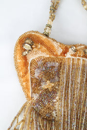 90s Gai Mattiolo Beaded Sequin Mini Bag