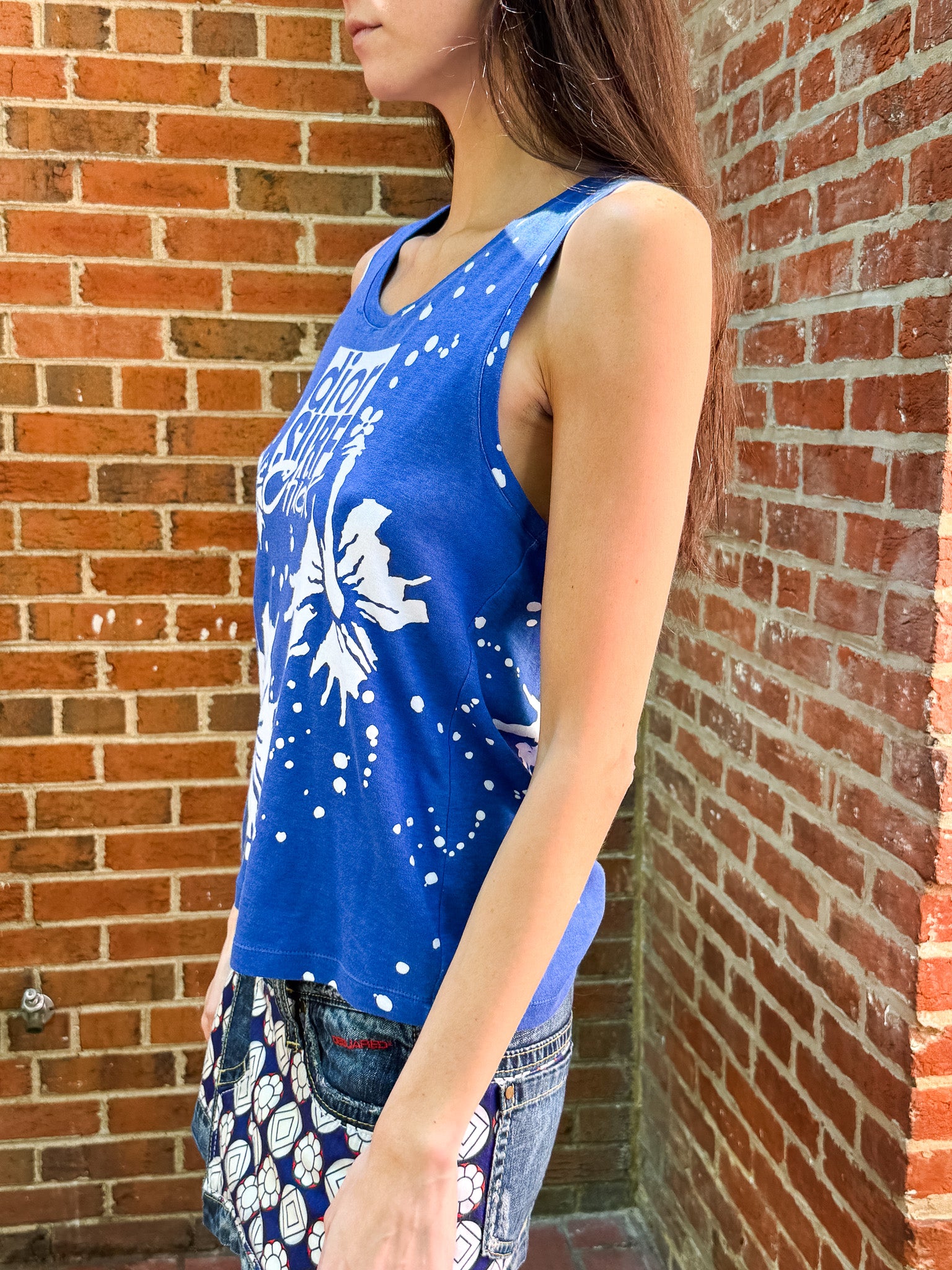 Christian Dior 2004 Blue Surf Chick Tank Top - M/L – Sourced by