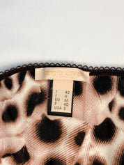 Roberto Cavalli Underwear 2000s Feather Print Bustier Cami - S