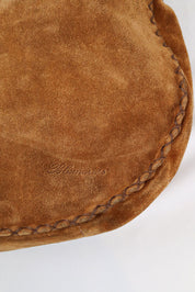 Blumarine Tan Suede Shoulder Bag
