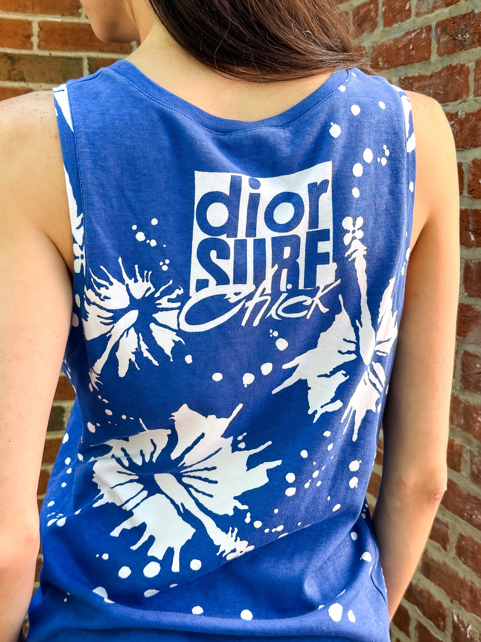 Christian Dior 2004 Blue Surf Chick Tank Top - M/L – Sourced by