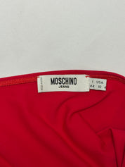 Moschino Jeans 2000s Red Fringe Skirt - M-XL