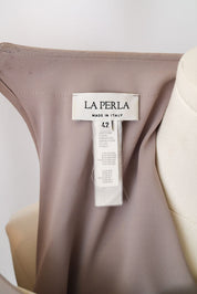 90s La Perla Warm Grey Maxi Dress - M