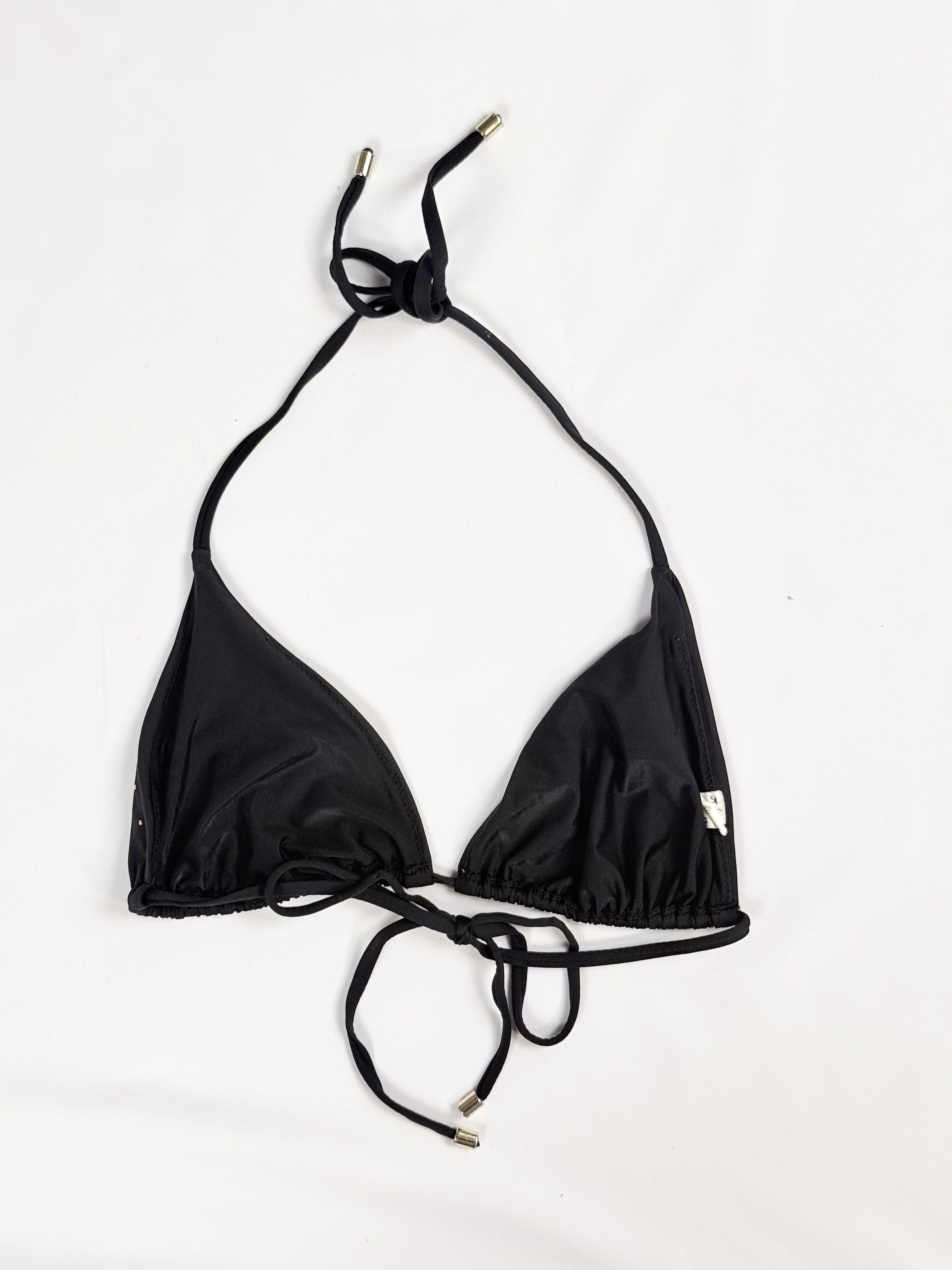 Patrizia Pepe 2000s Crystal Embellished Halter Bikini Set - S