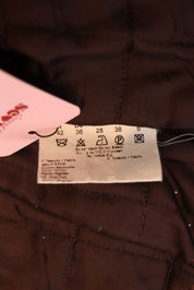 2000s Roccobarocco Denim Embroidered Fur Jacket – S