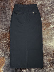 Les Copains 90s Black Maxi Skirt