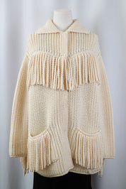 2000s Ermanno Scervino Wool Fringe Jacket – M/L