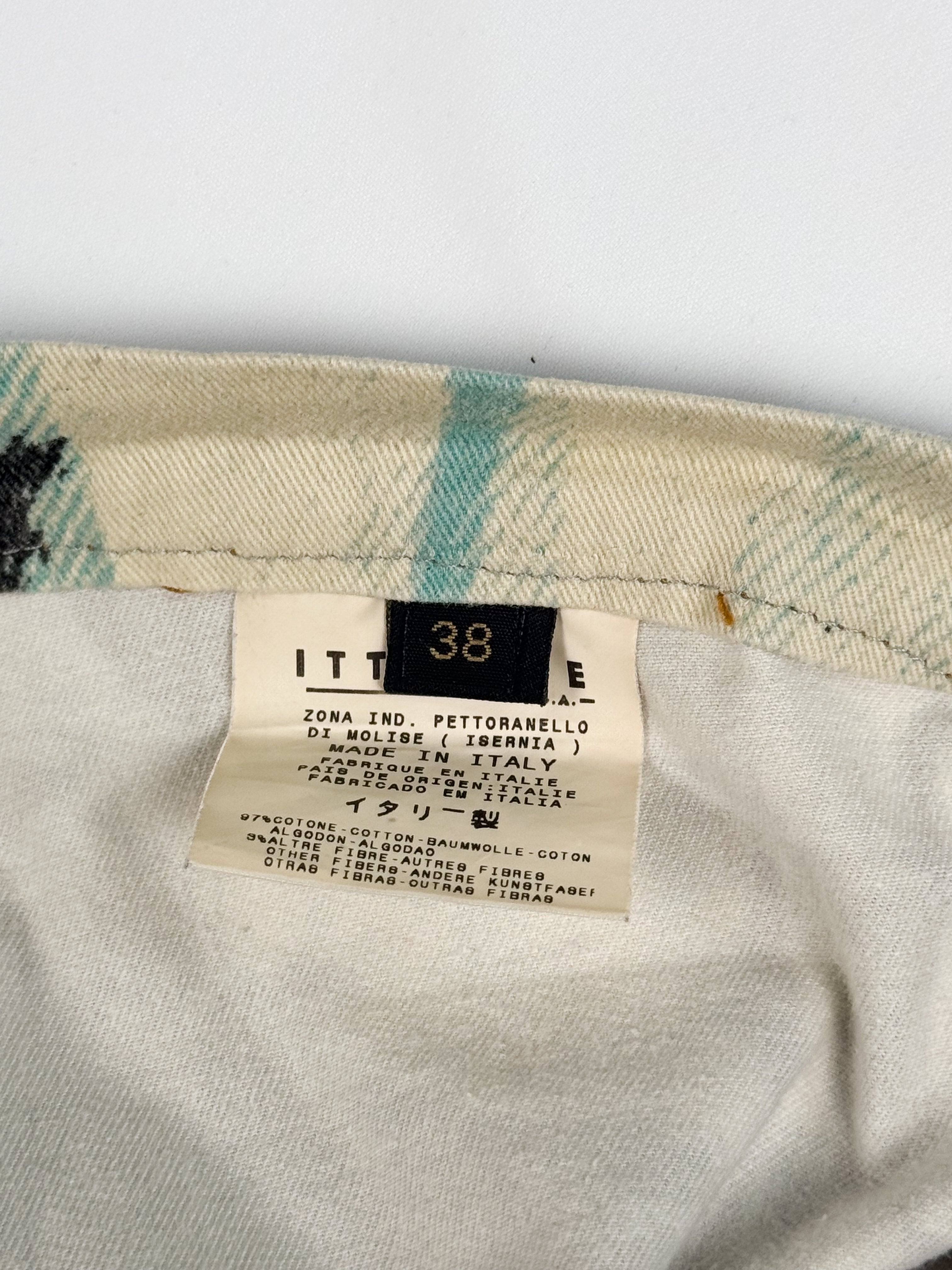Just Cavalli 2000s Abstract Brushstroke Wide-Leg Jeans - XS/S