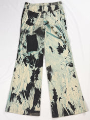 Just Cavalli 2000s Abstract Brushstroke Wide-Leg Jeans - XS/S