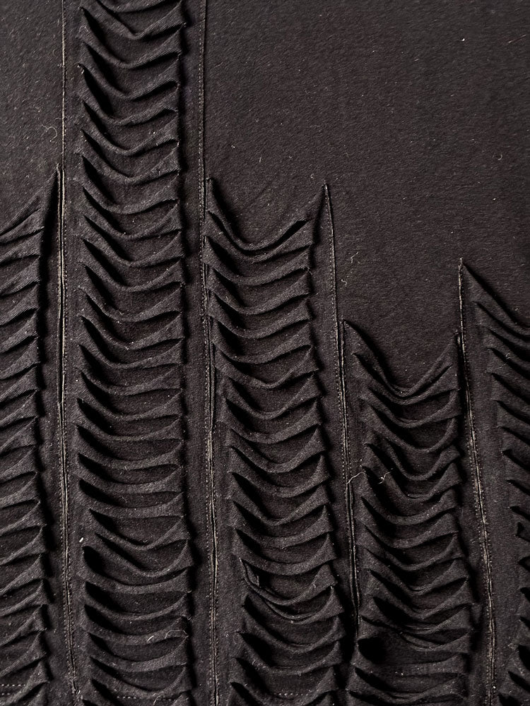 Jean Paul Gaultier Jeans 2000s Black Cut-Out Maxi Dress