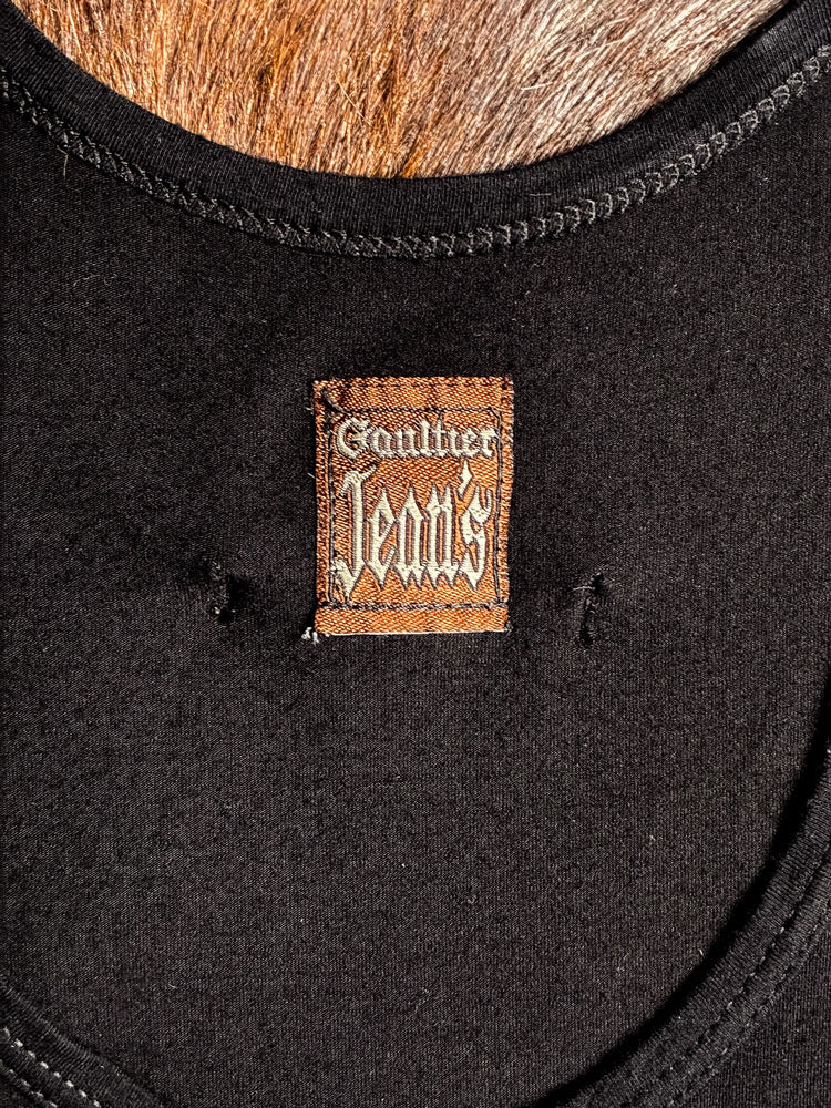 Jean Paul Gaultier Jeans 2000s Black Cut-Out Maxi Dress