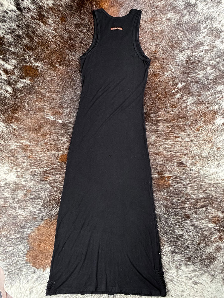 Jean Paul Gaultier Jeans 2000s Black Cut-Out Maxi Dress