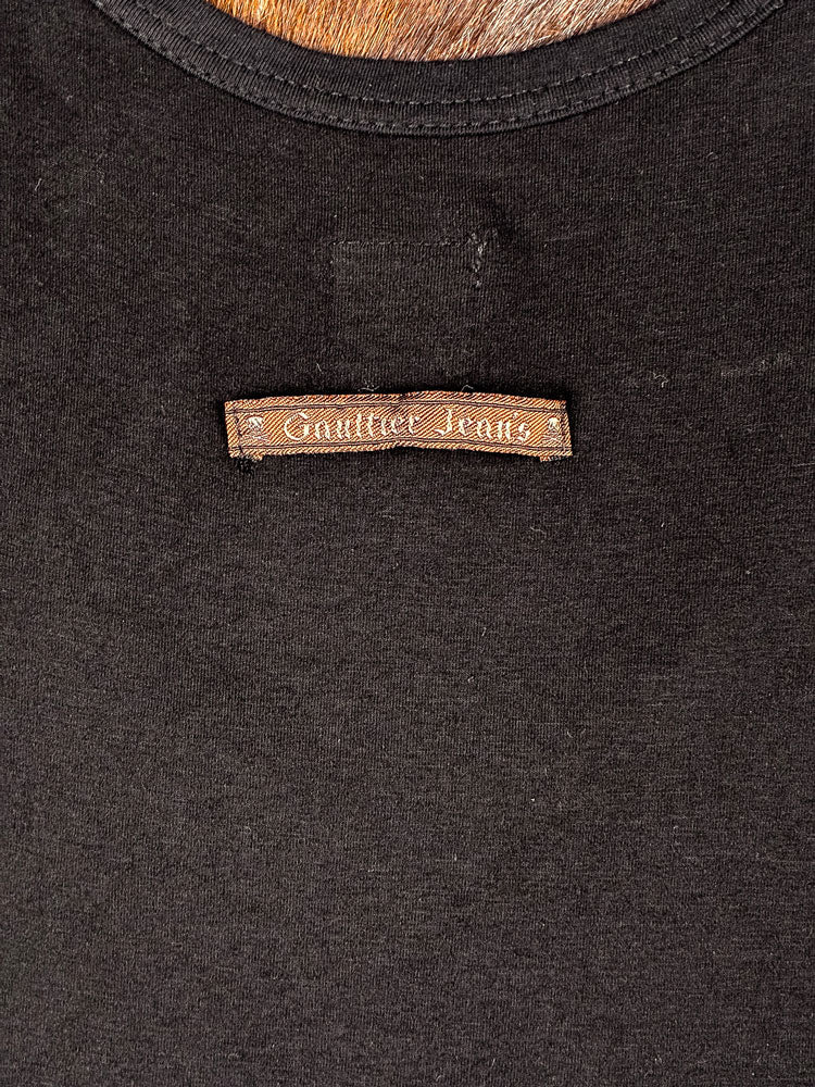 Jean Paul Gaultier Jeans 2000s Black Cut-Out Maxi Dress