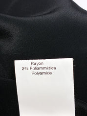 22 Maggio 2000s Black and Blue Ruffle Halter Dress - L