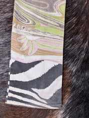 Roberto Cavalli 2000s Floral Zebra Pants