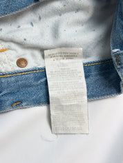 Replay 1990s Light Wash Wave-Panel Distressed Flare Jeans - W26