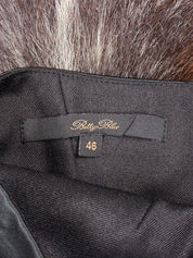 Betty Blue 2000s Black Satin-Trim Corset Top