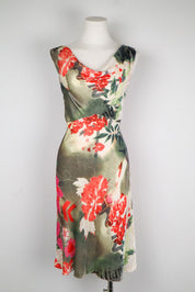 John Galliano Floral Silk Blend Dress – M