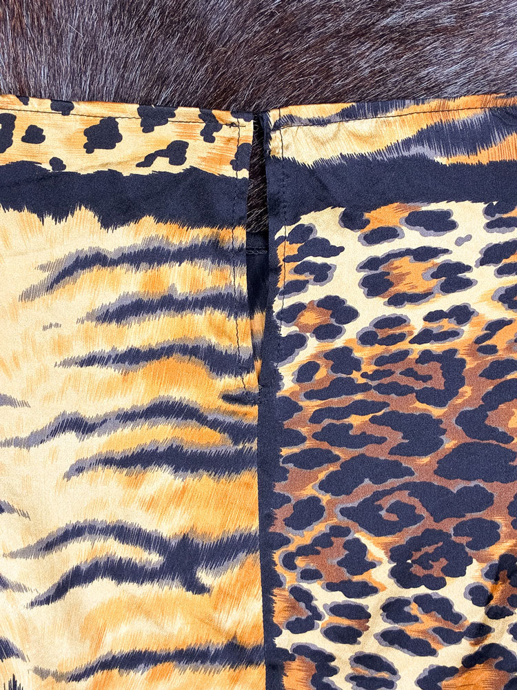 Christian Dior 1980s “Cooronnées” Animal Patch Blouse